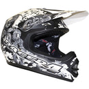 RXT KIDS BLACK & WHITE RACER 4 HELMET