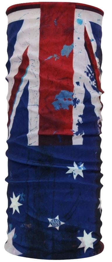 HEADSOX FLEXIBLE HEADWEAR - DISTRESSED AUSTRALIAN FLAG