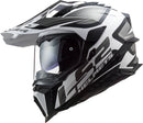 LS2 MX701 EXPLORER HPFC ALTER MATTE BLACK & WHITE HELMET