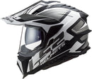 LS2 MX701 EXPLORER HPFC ALTER MATTE BLACK & WHITE HELMET