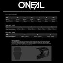 ONEAL 2024 1 SERIES SOLID BLACK KIDS HELMET