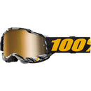 100% ACCURI 2 AMBUSH GOGGLES WITH TRUE GOLD MIRROR LENS