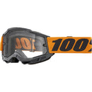 100% ACCURI 2 ENDURO MOTO ORANGE GOGGLES WITH CLEAR LENS