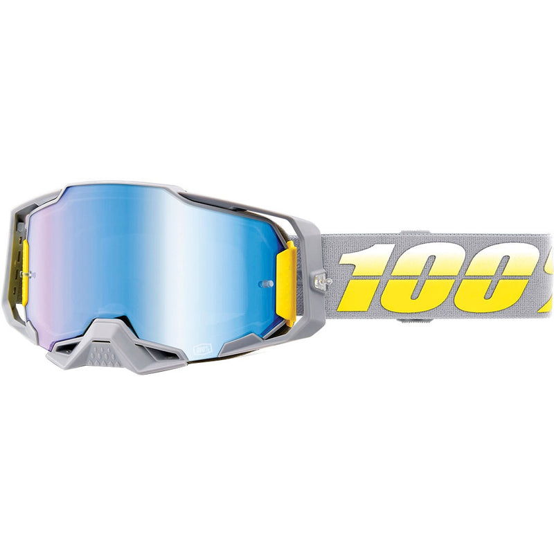 100% ARMEGA COMPLEX GOGGLES WITH BLUE MIRROR LENS