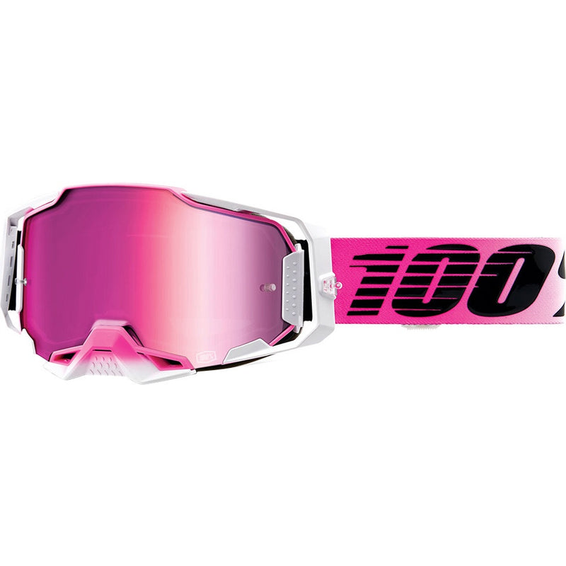 100% ARMEGA HARMONY GOGGLES WITH PINK MIRROR LENS