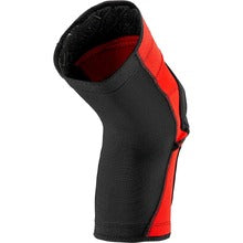 100% RIDECAMP RED & BLACK KNEE GUARDS
