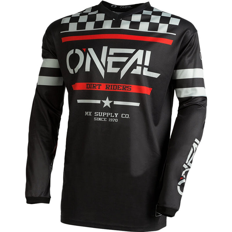 ONEAL 2022 ELEMENT SQUADRON BLACK & GREY KIDS JERSEY