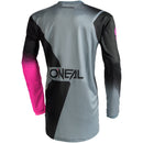 ONEAL 2022 ELEMENT RACEWEAR BLACK,GREY & PINK KIDS JERSEY
