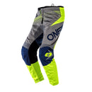 ONEAL YOUTH ELEMENT FACTOR GREY, BLUE & YELLOW PANTS