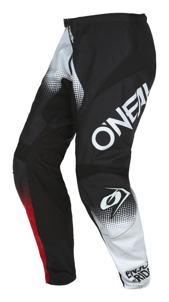 Oneal 2022 Element Racewear V.22 Black, White & Red Youth Pants