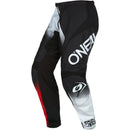 ONEAL ELEMENT RACEWEAR BLACK, WHITE & RED KIDS PANTS