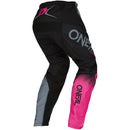ONEAL 2022 ELEMENT RACEWEAR BLACK, GREY & PINK KIDS PANTS