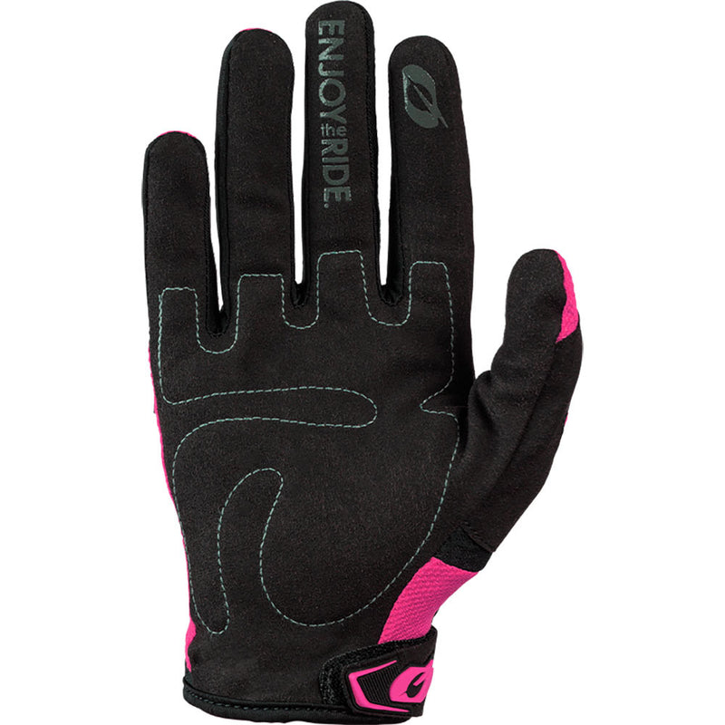 ONEAL 2022 ELEMENT BLACK / PINK WOMENS GLOVES