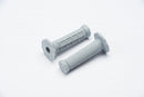 PRO TAPER GREY 1/3 MINI MX HALF WAFFLE GRIPS