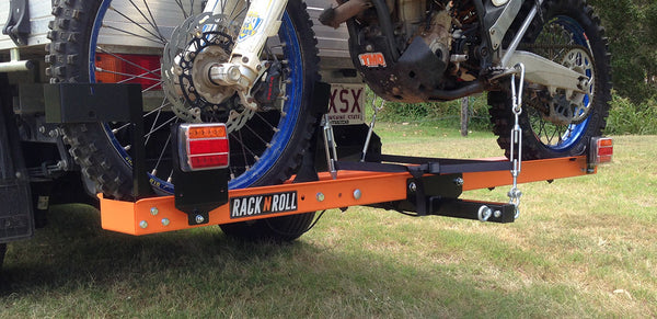 Rack n roll motorcycle shop carrier