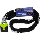 LOK-UP BLACK & FLURO CHAIN AND PADLOCK