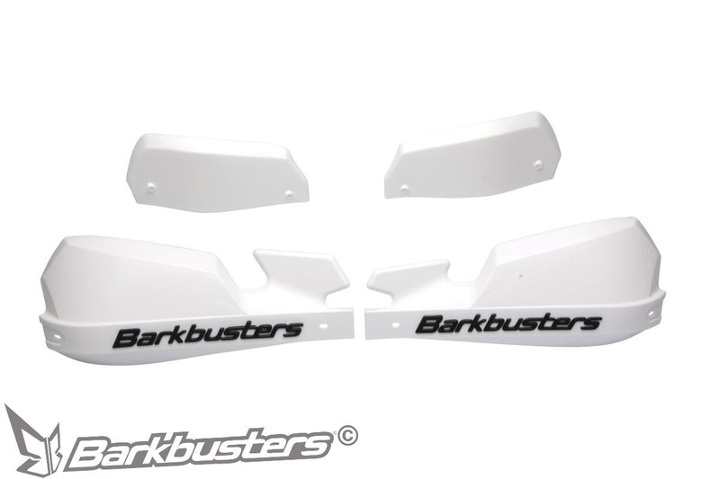 BARKBUSTERS VPS PLASTIC GUARDS ONLY - WHITE (WITH DEFLECTORS IN WHITE)