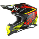 ONEAL 2023 2 SRS RUSH RED & NEON YELLOW KIDS HELMET