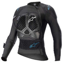 ALPINESTARS BIONIC ACTION V2 STELLA BLACK & CYAN WOMENS BODY ARMOUR JACKET