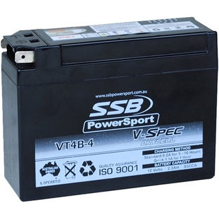 SSB POWERSPORT VT4B-4 12V V-SPEC HIGH PERFORMANCE AGM BATTERY