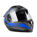 LS2 FF327 CHALLENGER HELMET - FUSION MATTE TITANIUM / BLUE