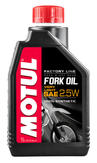 Motul Factory Line Fork Oil 2.5W (Very Light)-1L | MOTUL | MX247 Motorcycle Parts, Clothes & Accessories