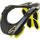 ALPINESTARS BNS TECH 2 BLACK & FLURO YELLOW NECK BRACE
