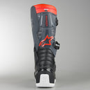 ALPINESTARS TECH 7S YOUTH BLACK DARK GREY & FLURO RED BOOTS