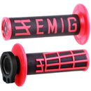 ODI V2 EMIG BLACK/PINK 2T/4T LOCK ON GRIPS