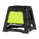 POLISPORT FLUORO YELLOW FOLDING BIKE STAND