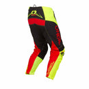 ONEAL 2019 ELEMENT RACEWEAR NEON YELLOW/RED YOUTH PANTS