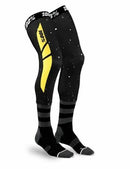 100% REV KNEE BRACE SOCK BLACK/YELLOW