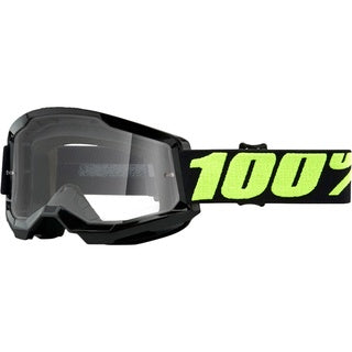 100% STRATA 2 UPSOL GOGGLES WITH CLEAR LENS